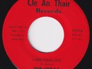 THE VEGAS I Need Your Love RARE M- sweet soul 45 northern soul Cleveland Eaton