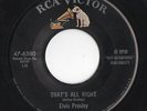 Elvis Presley - That's All Right / Blue Moon Of Kentucky - Vinyl Reco.. - P7350A