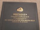 BEETHOVEN CONCERTO IN D MAJOR OP 61 ( VIOLIN ) RARE HMV 6 x 78's SET EX DB 990-5