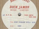 IRMA THOMAS*WISH SOMEONE WOULD CARE*DEMO*ACETATE*SOUL*DICK JAMES*LISTEN