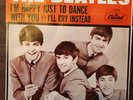 Beatles I'll Cry Instead/Happy Just to Dance Picture Sleeve, rarer WC cut, VG+++