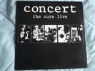 The Cure live Concert vinyl LP, fiction fixh10, 1984
