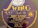DJANGO REINHARDT MUSIC/QUINTET Swing 1941/Stockholm SWING 78 FRANCE SW-95