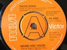 David Bowie - Sound And Vision - Vinyl Record 7.. - e2508e