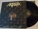Anthrax ‎Among The Living LP Vinyl Island/Megaforce Records ‎90584-1 1987 VG
