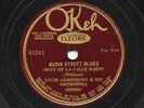 HEAR- Rare Pre-War Jazz 78 - Louis Armstrong - Basin Street Blues - OKeh # 41241