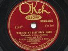 HEAR- Rare Pre-War Jazz 78 - Louis Armstrong - Walkin' My Baby Back Home - OKeh