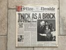 Jethro Tull _ Thick As A Brick _ Vinile LP Newspaper _1972 Chrysalis Italy 1st p