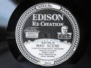 78rpm ANNA CASE sings Mad Scene (Lucia Donizetti) - EDISON SIGNED BY CASE