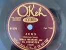 78 RPM-Jazz-Wingy Manone and his Orchestra-Zero/Royal Garden Blues-OKeh 41570-EX