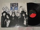 FASTER PUSSYCAT Self-Titled AUTOGRAPHED 1987 LP Signed By Full Original Lineup