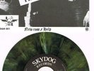 THE DAMNED - NEW ROSE DEEP GREEN STREAKY VINYL VINYL REPRO FRENCH 7
