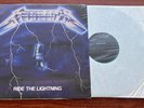 Metallica Ride the Lightning LP Walmart Exclusive Blue Vinyl Record, Open Seal