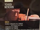 BACH Violin Concertos Yehudi Menuhin Christian Ferras HMV W/G label ASD 346 LP