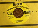 45 RPM Serenaders MGM DJ 12623 I Wrote a Letter / Never Let Me Go VG+