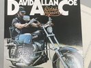 1977 Vintage Vinyl DAVID ALLAN COE Record RIDES AGAIN Album Outlaw Motorcycle