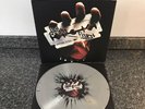 LP LIMITED EDITION GREY SPATTER COLOURED VINYL JUDAS PRIEST BRITISN STEEL 2013