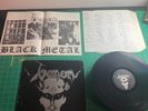 Venom BLACK METAL OG 1st Press on Neat 1005 Embossed W/POSTER + Lyrics RARE EX