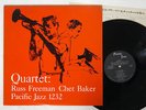 RUSS FREEMAN AND CHET BAKER QUARTET PACIFIC JAZZ GXF-3104 JAPAN VINYL LP