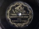 JAZZ: JELLY ROLL MORTON’S RED HOT PEPPERS - ‘GRANDPA’S SPELLS’ VICTOR 20431 EE-