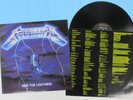 METALLICA Ride The Lightning 1984 LP SRC With Pic/Lyric Inner NEAR MINT  a2603
