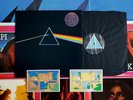 PINK FLOYD Dark Side of the Moon - Solid Blue Triangle A2/B2 posters+stickers NM