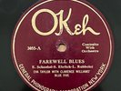 EVA TAYLOR w CLARENCE WILLIAMS BLUE FIVE Farewell Blues OKEH Vocal Blues 78 E-