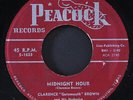 CLARENCE 'GATEMOUTH' BROWN: midnight hour / for now, so long PEACOCK 7