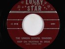 Black Gospel 45 - Union Gospel Singers - Keep On Trusting - Lucky Star VG++ mp3