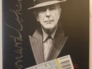 2009 Leonard Cohen concert Ticket & Program Sydney Entertainment Centre Booklet