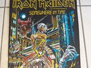 IRON MAIDEN RARE ORIGINAL 1986 SOMEWHERE BACKPATCH OFFICIAL