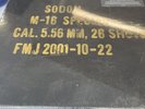 SODOM M-16 20th Anniversary Edition 4 x ORANGE/BLACL 180 g BULLET DOGTAG  NEW