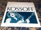 PAUL KOSSOFF BLUE SOUL ORIGINAL 1986 CANADIAN COMPILATION LP WITH INSERT RARE