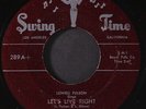 LOWELL FULSON: let's live right / best wishes SWING TIME 7