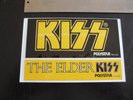 KISS- THE ELDER POLYSTAR 28S-23 ORIGINAL JAPANESE PROMO STICKER  RARE