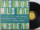 Miles Davis LP “Bags’ Groove”   Prestige 7109   Bergenfield DG Mono RVG