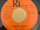 The Cruds Bright Lights On Lover's Lane 45 RIC Promo VG++ Rock & Roll Hear