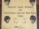 THE BEATLES -First Christmas Record- 1963 Fan Club Flexi disc /Newsletter / Rare