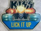 Kiss. Lick It Up.  Tank Shaped Picture Disc Mispress