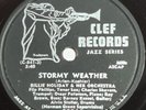 Billie Holiday - Stormy Weather / Tenderly - Clef 89064, Jazz 78, 1953