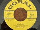 BUDDY HOLLY 1968 Rave On / Early In The Morning Yellow Label Promo 7