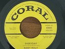 BUDDY HOLLY 1968 Everyday / Peggy Sue Yellow Label Promo 7