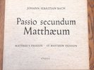 Bach-Passio Secundum Matthaeum (Matthäus Passion),Richter.1959 Archiv Stereo .NM