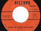 Femme Rockabilly Popcorn Noir CHERYL POOL Echo of Your Footsteps 45 Billup HEAR