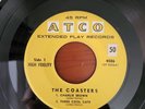THE COASTERS - RARE ATCO EP 4506 - CHARLIE BROWN & MORE - 1959 - VG++ LISTNE