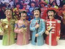 TOBY JUGS. The  Beatles.Sgt Pepper.records.CD.LP. Beatle bobble heads. figures