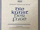 E239 Bach The Art of Fugue Walcha Organ 2LP Archiv DGG 196 006/7 Stereo