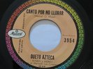 DUETO AZTECA - Canto Por No Llorar - RARE RANCHERA MEXICANA 45 Musart