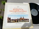 ARCHIV LP 198-187: J.S. BACH - Suites for Solo Cello Nos. 3 & 4 - FOURNIER NM