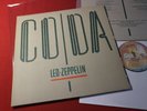 Led Zeppelin  CODA  -  LP Swan Song 79.0051-1 Germany 1982 near mint
